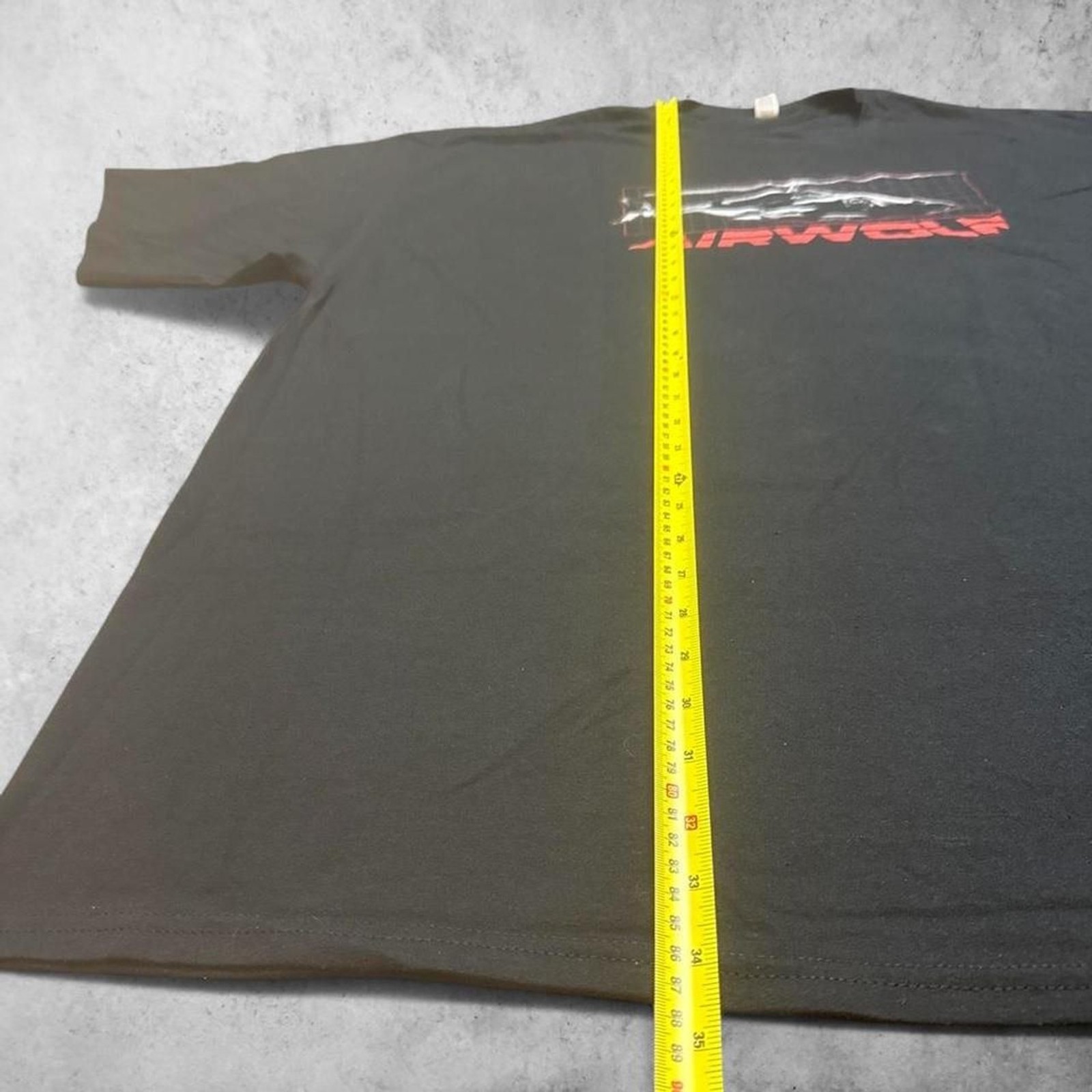 Airwolf Helicopter Grid TV Show Graphic Tee Black 3XL Tall Gildan 80s Retro