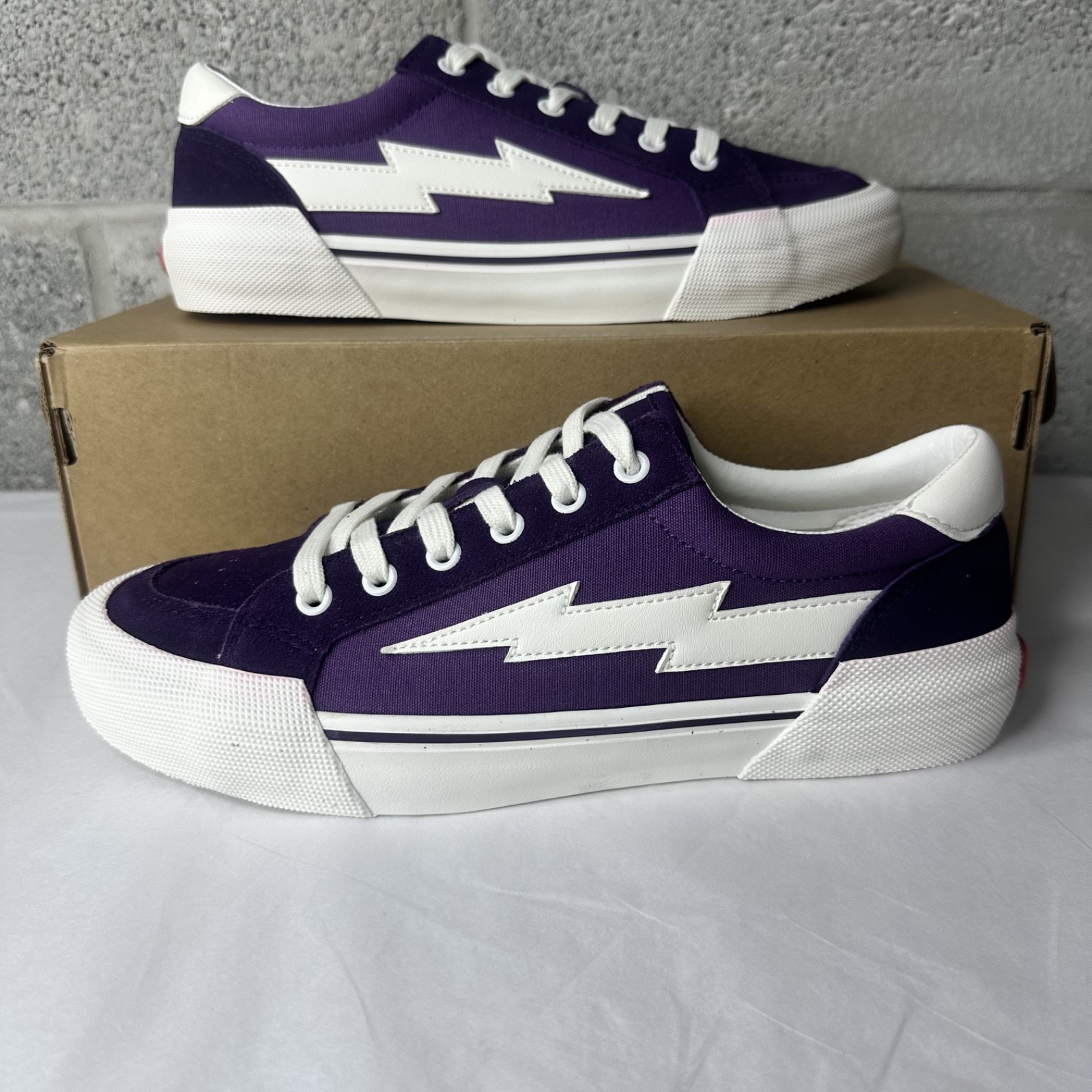 Revenge X Storm Vol. 2 Low Top Sneakers in Black Violet White MEN’S Sz 8
