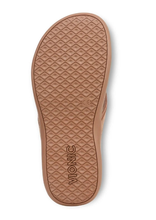 Hot sales! Vionic Tide 2.0 Toe Post Sandal – Mocha Mousse Leather