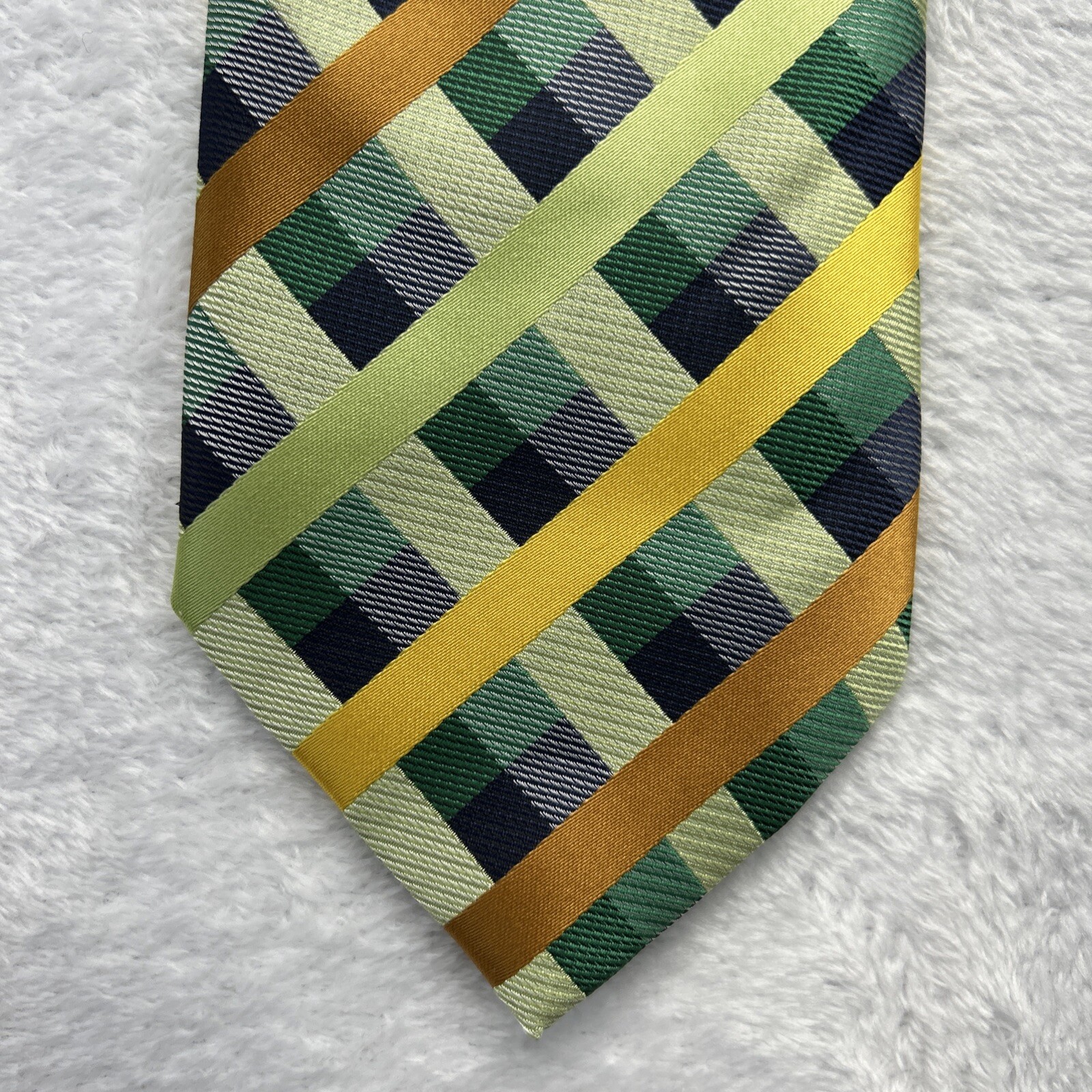 Barry Wang Multicolor 3.25”x 60” Men’s Necktie 100% Silk NWT