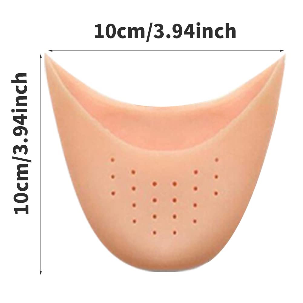4-Pair Soft Gel Toe Pads for Pointe Shoes, Breathable Ballet Dance Protection…