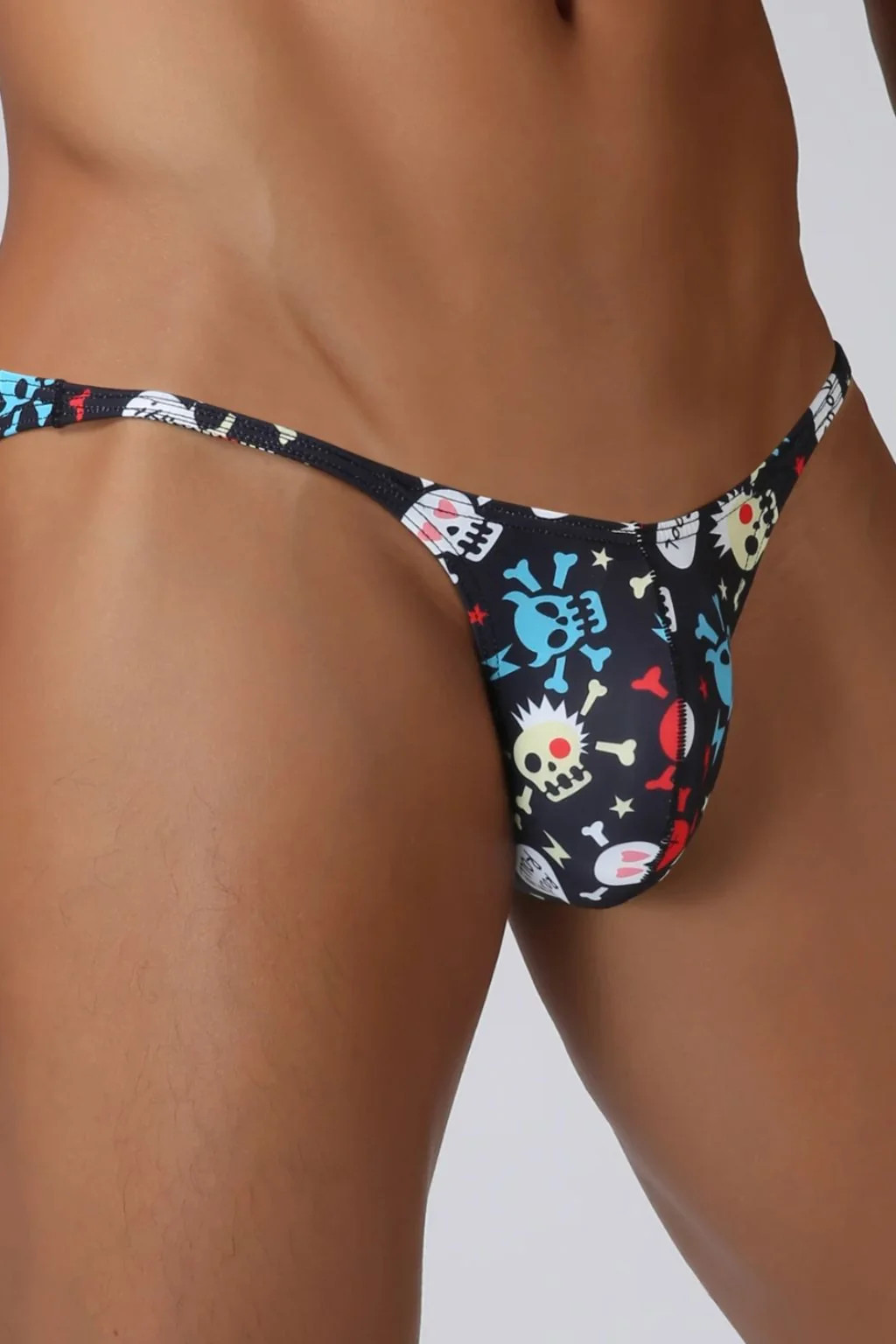 BfM Mens Skulls Micro Swim Bikini