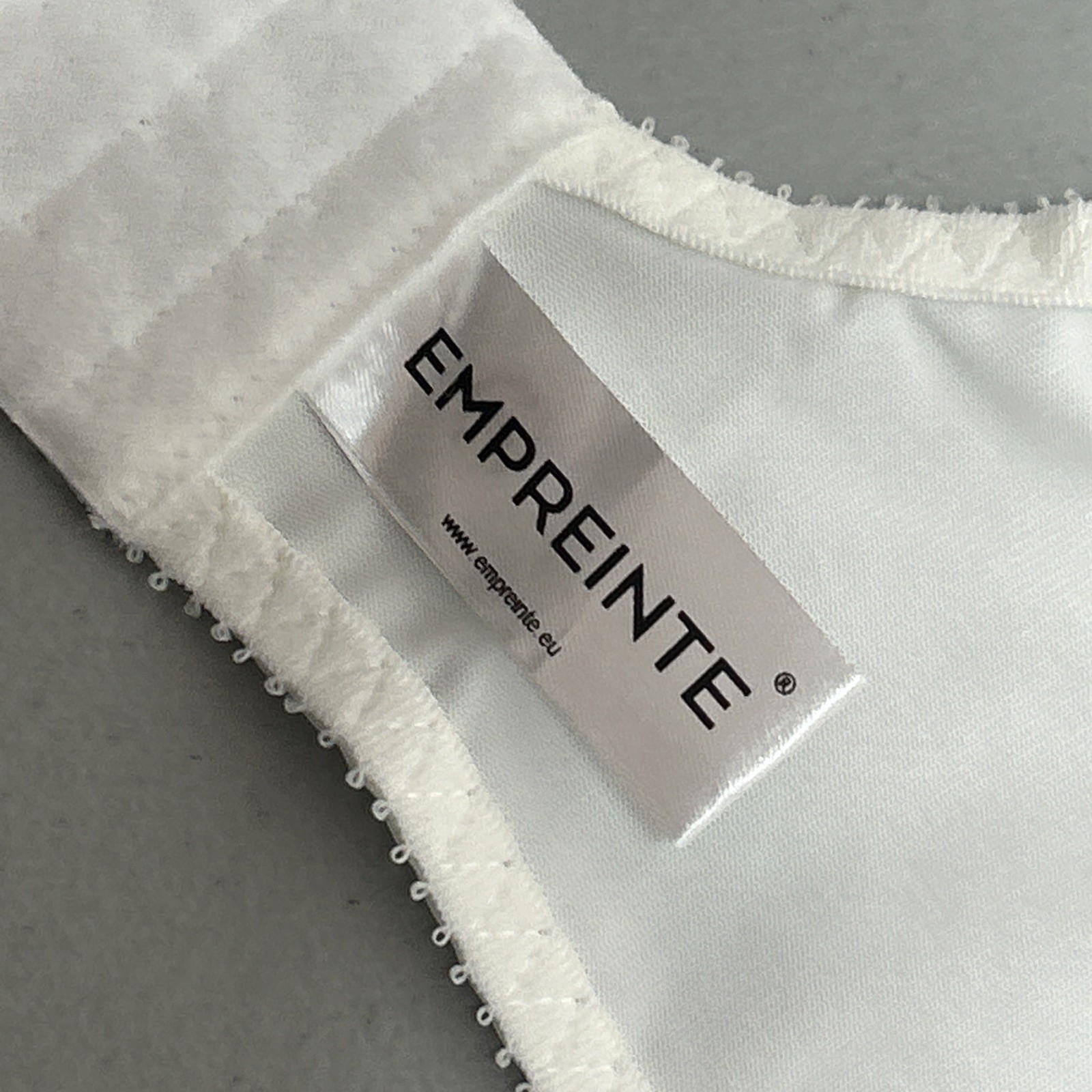 Empreinte Naturel Leia Underwire Unpadded Bra 36G White Floral Lace