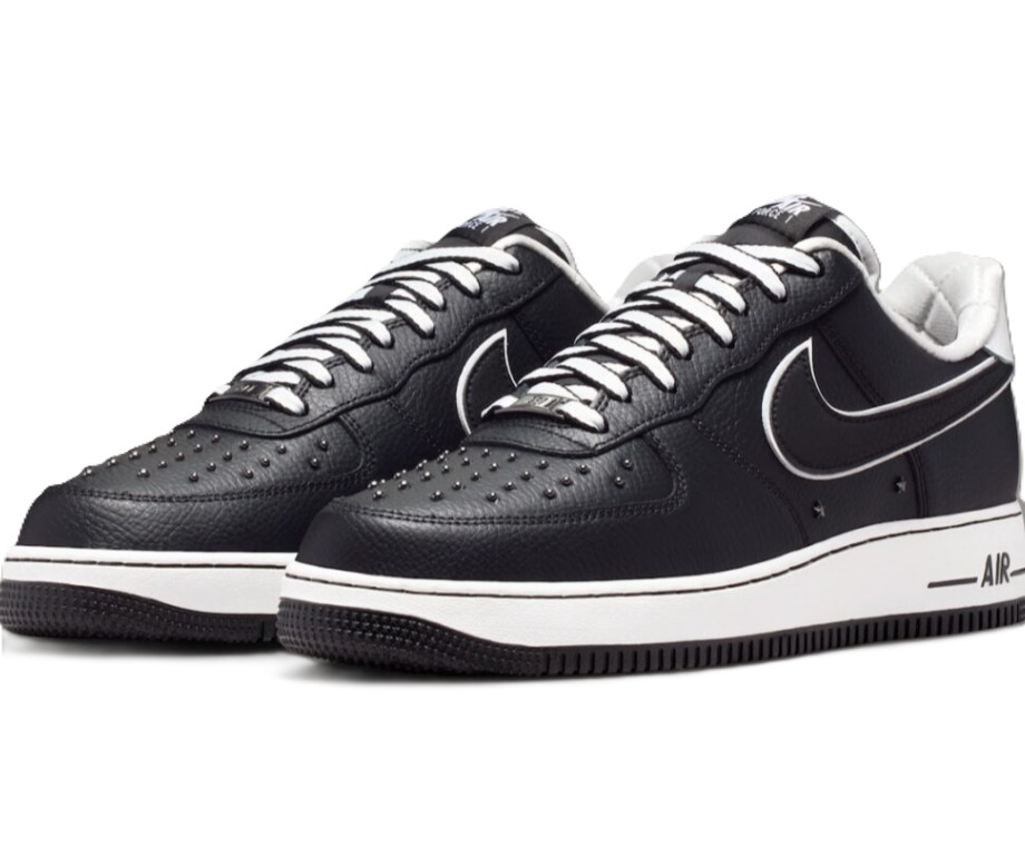 Nike Men’s Air Force 1 ’07 Premium Black /White/Metallic Grey IM6643-010 k