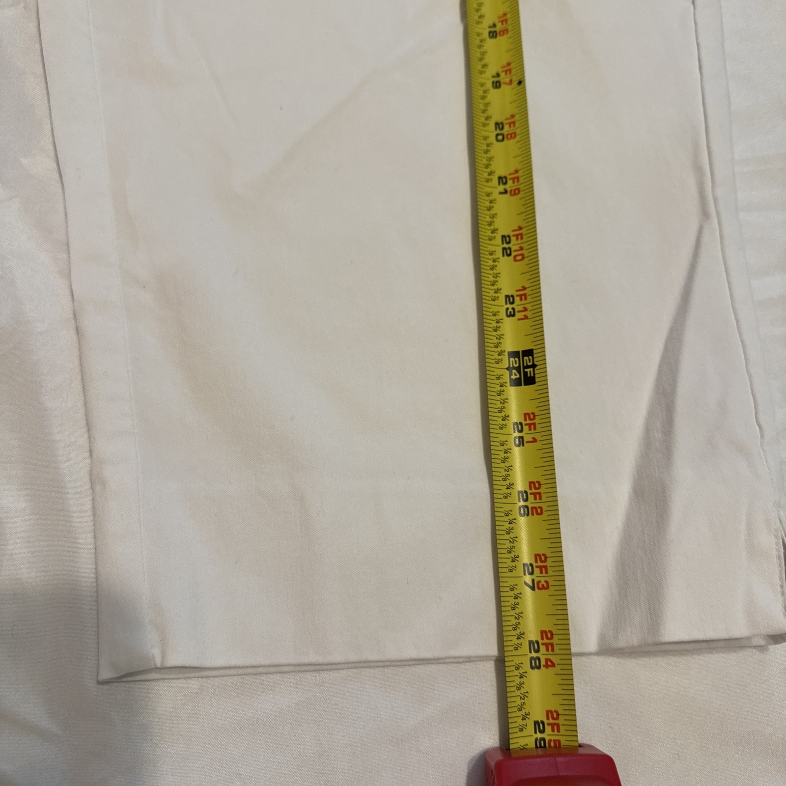 Ruby Rd Woman White stretch pull-on capri pants rayon/nylon/spandex 18W