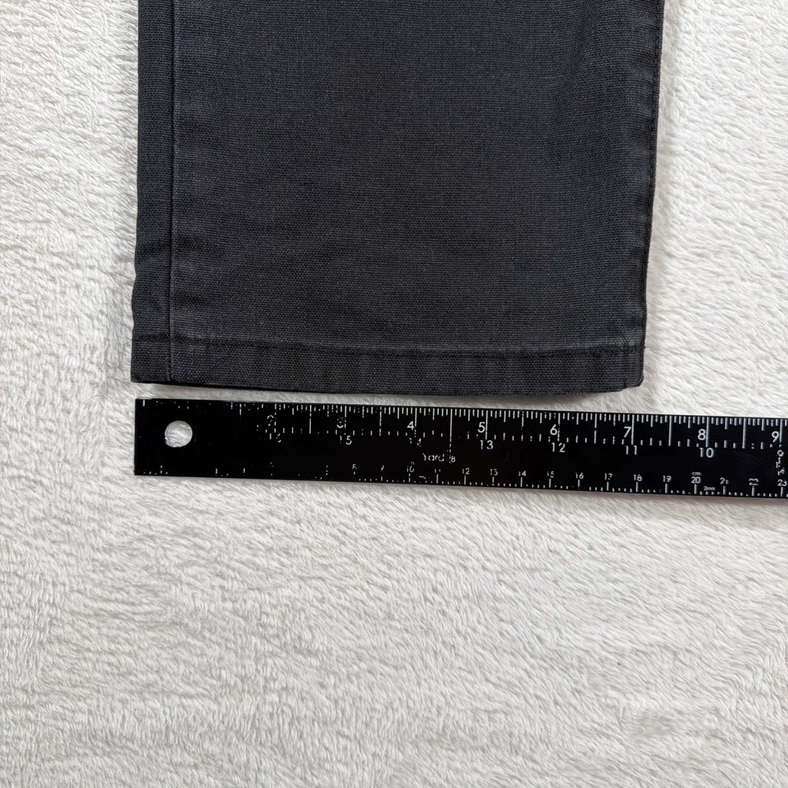 Proof Rover Men’s Slim Tapered Canvas Pants 34×32 Black Denim Workwear