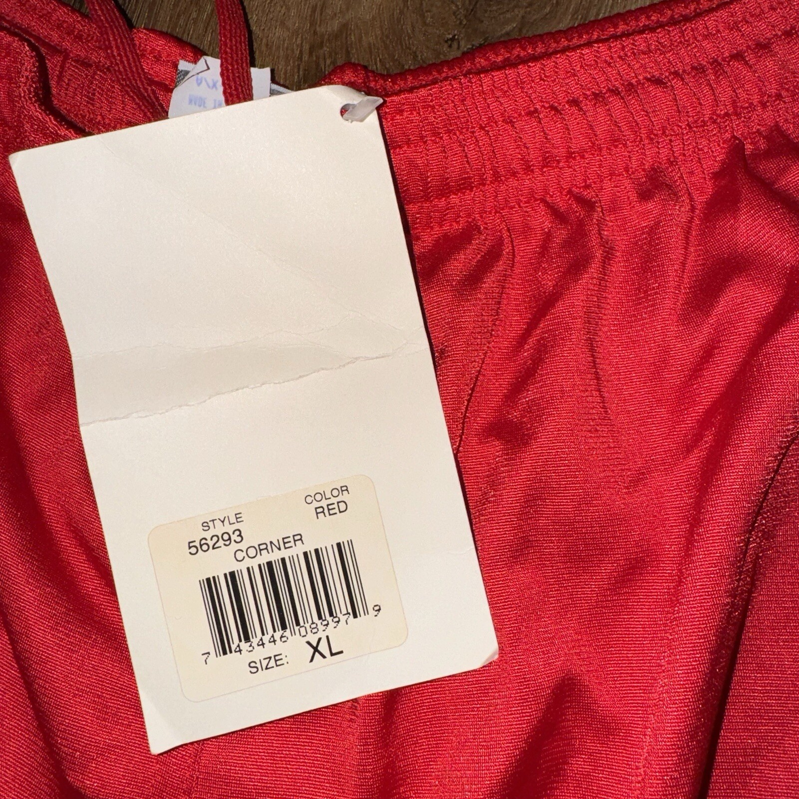 Vtg 90s Lotto Soccer Shorts Mens XL Wet Look Shiny Polyester Glanz Dazzle NOS