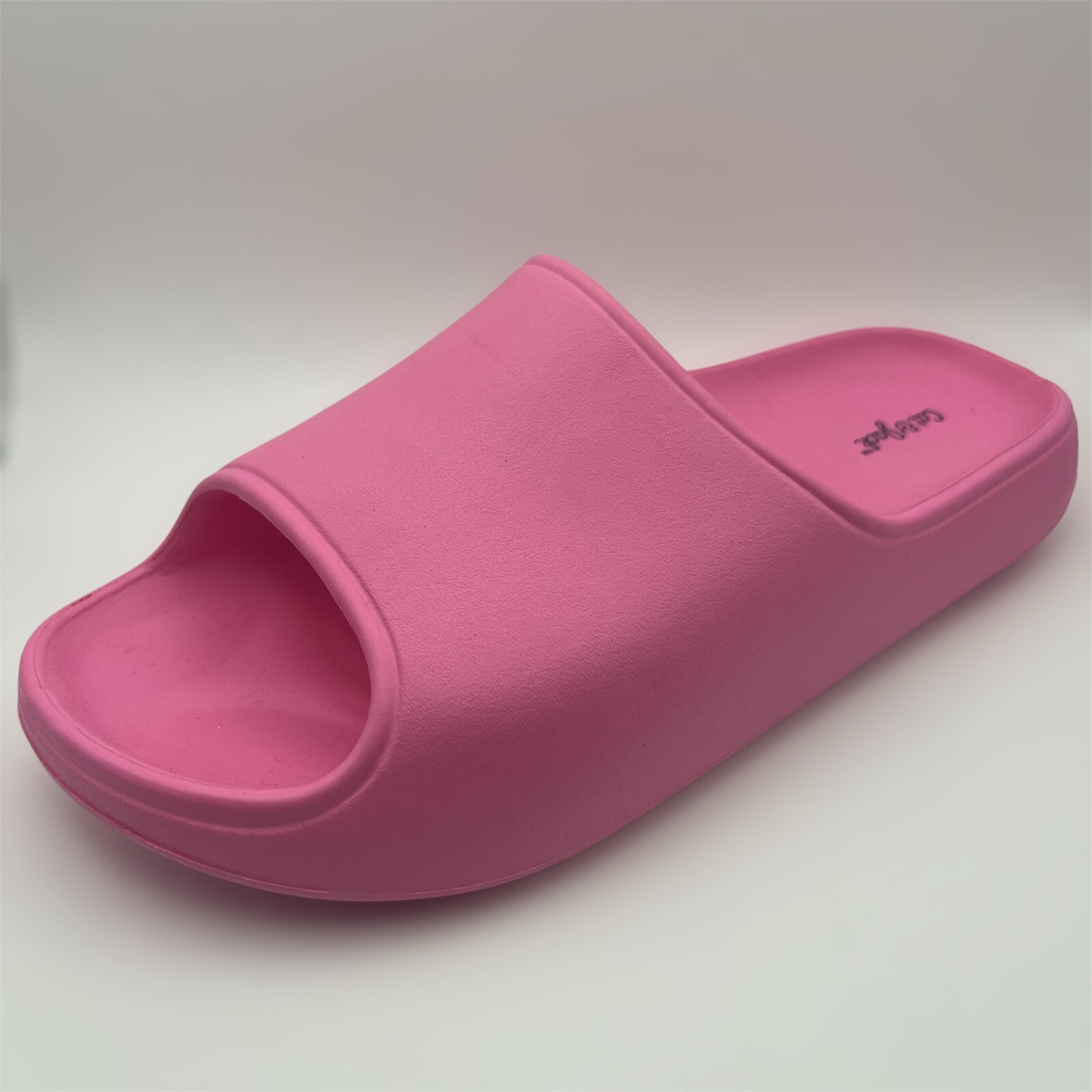 Girls’ Pink Slide Sandals Soft EVA Cushion Slip On Pool Shower Summer Beach New