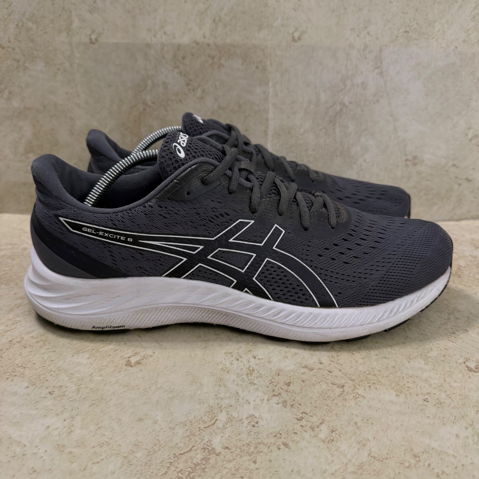 Asics Gel-Excite 8 Mens 11.5 Gray Low Running Shoes Gym Sneaker Trainer 1011B037