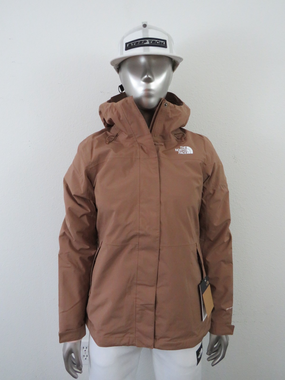 Womens The North Face Toro Peak Triclimate 3 in 1 Fleece Waterproof Jacket Latte