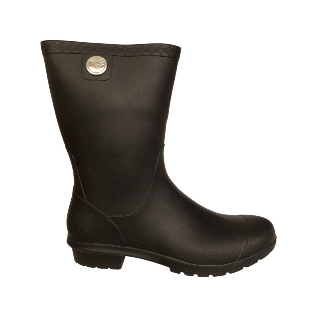 UGG Sienna Matte Women’s Boots Rain Rubber Boots Black 1100510 *