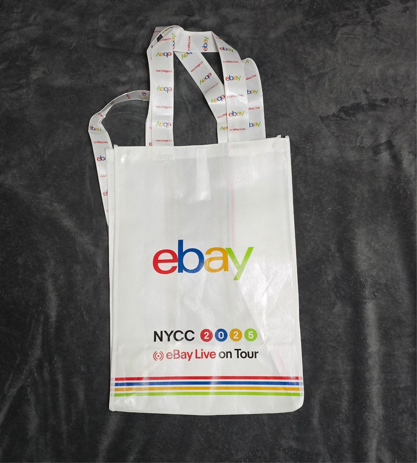 eBay Bag Backpack and Shopping Bag Double Handles Large NYCC 2025 Durable