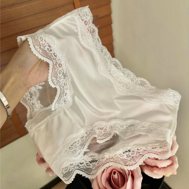 Pack Of 5 Sexy Ladies Womens Satin Panties Lingeries Sheer Lace Underwear Briefs