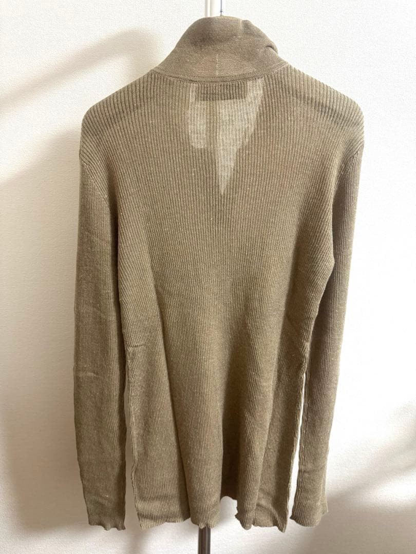 KALLMEYER Beige Linen Rayon Cardigan with Buttons – Free Size