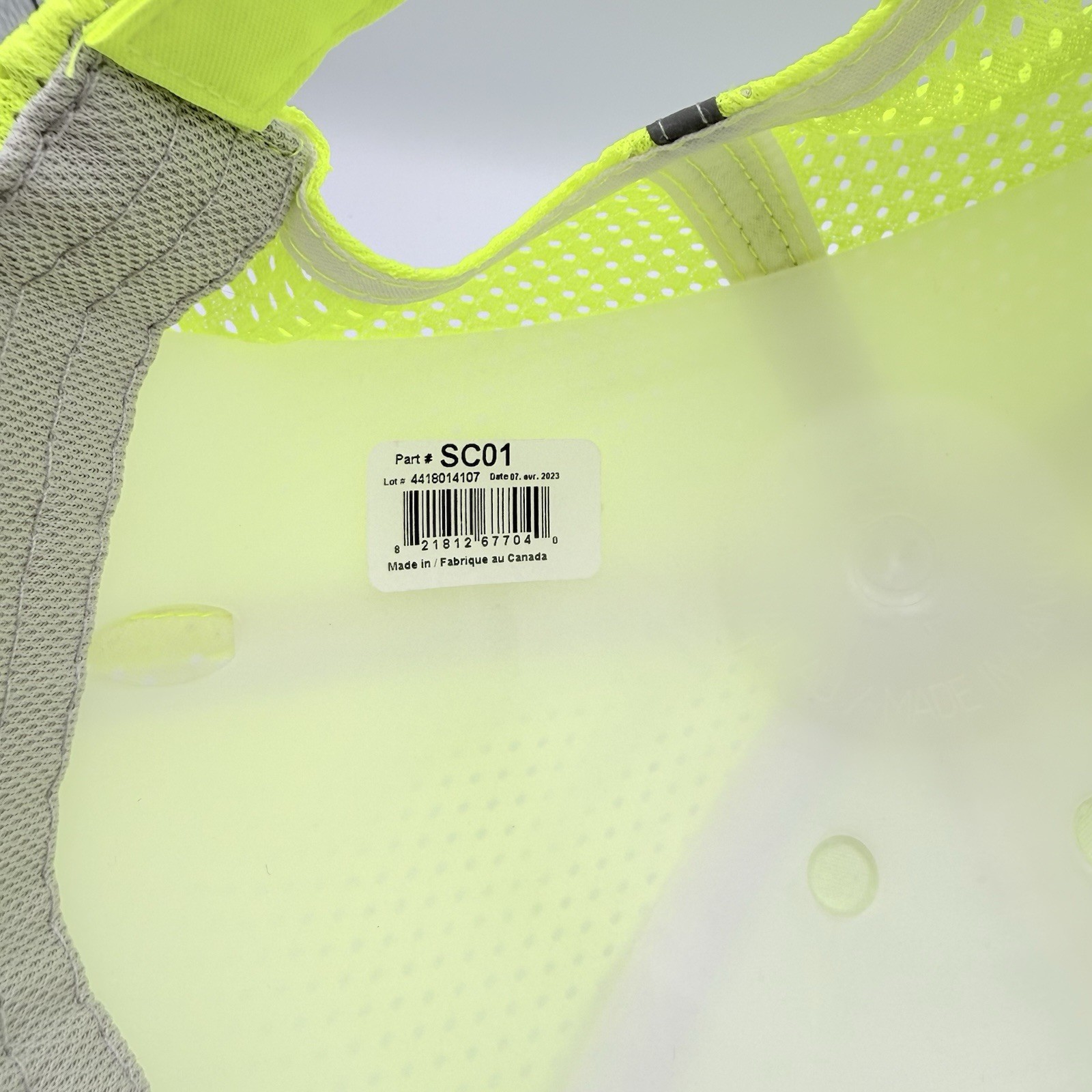 Ergodyne Strapback Baseball Cap High Visibility OS Set of 2 w/ Protective Shell
