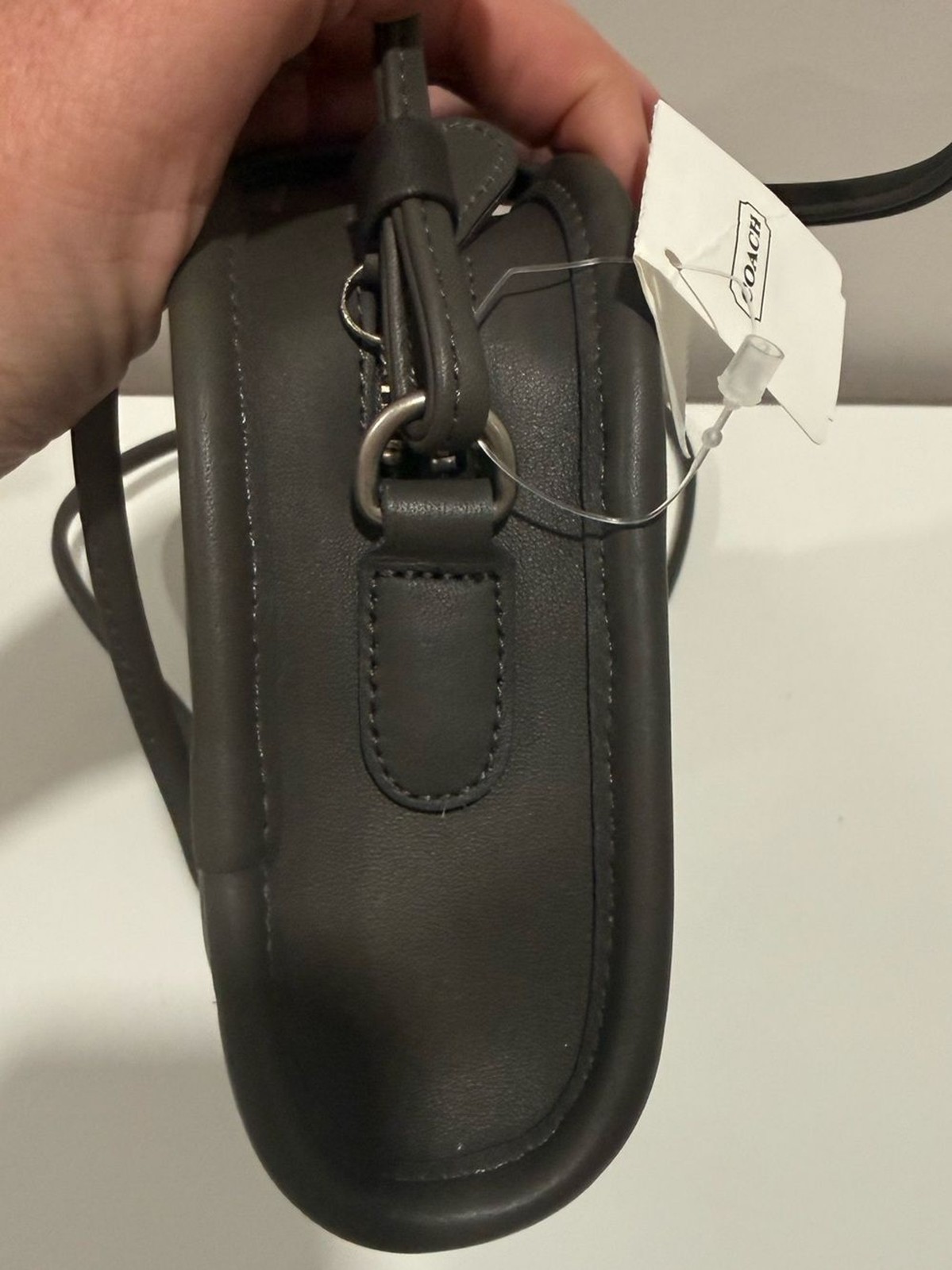 NWT Coach Abbie 9017 Dark Gray Nickel Hardware Deadstock Vintage 1998