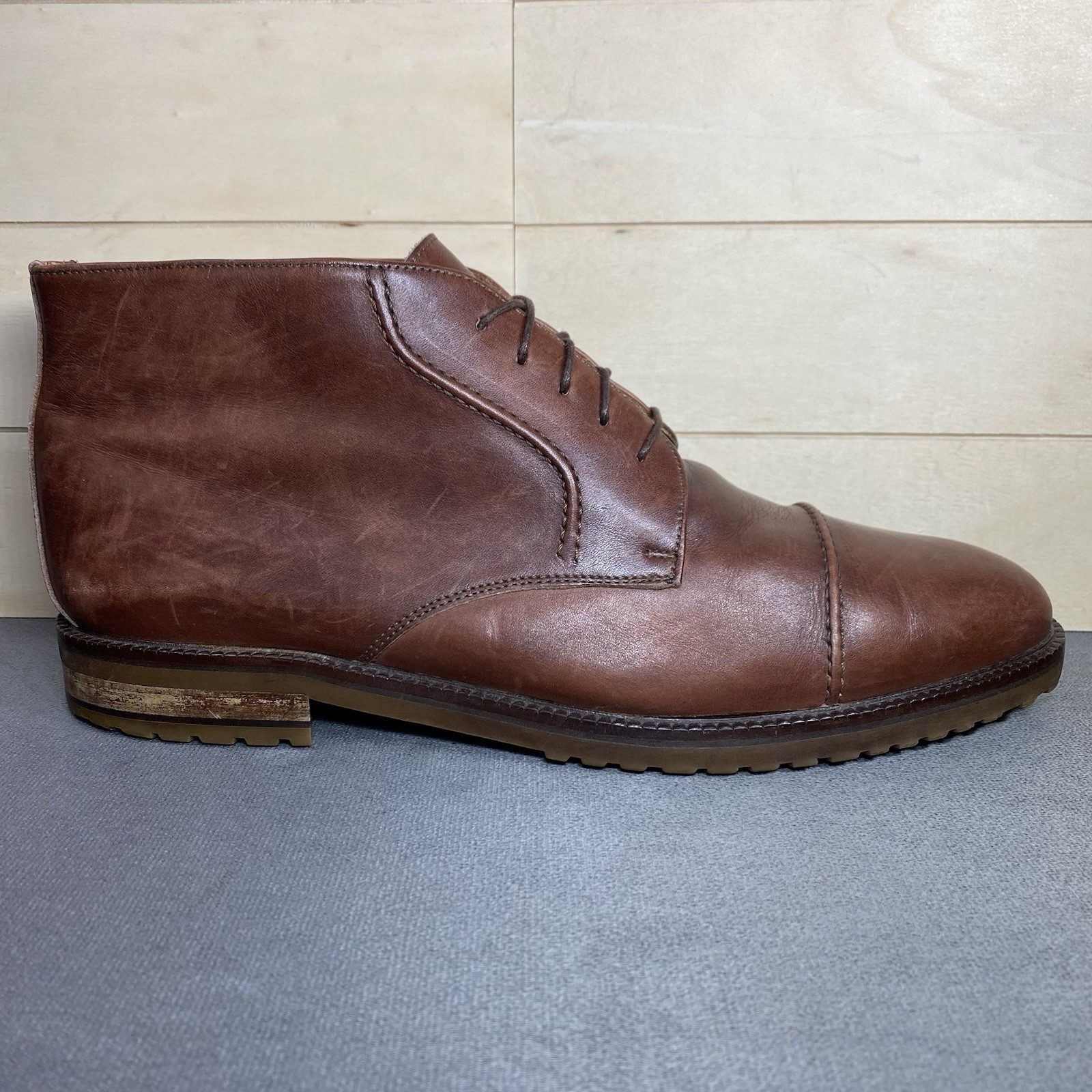 Bostonian Florentine Chukka Boots Brown Leather Men’s Size 10.5 M Shoes