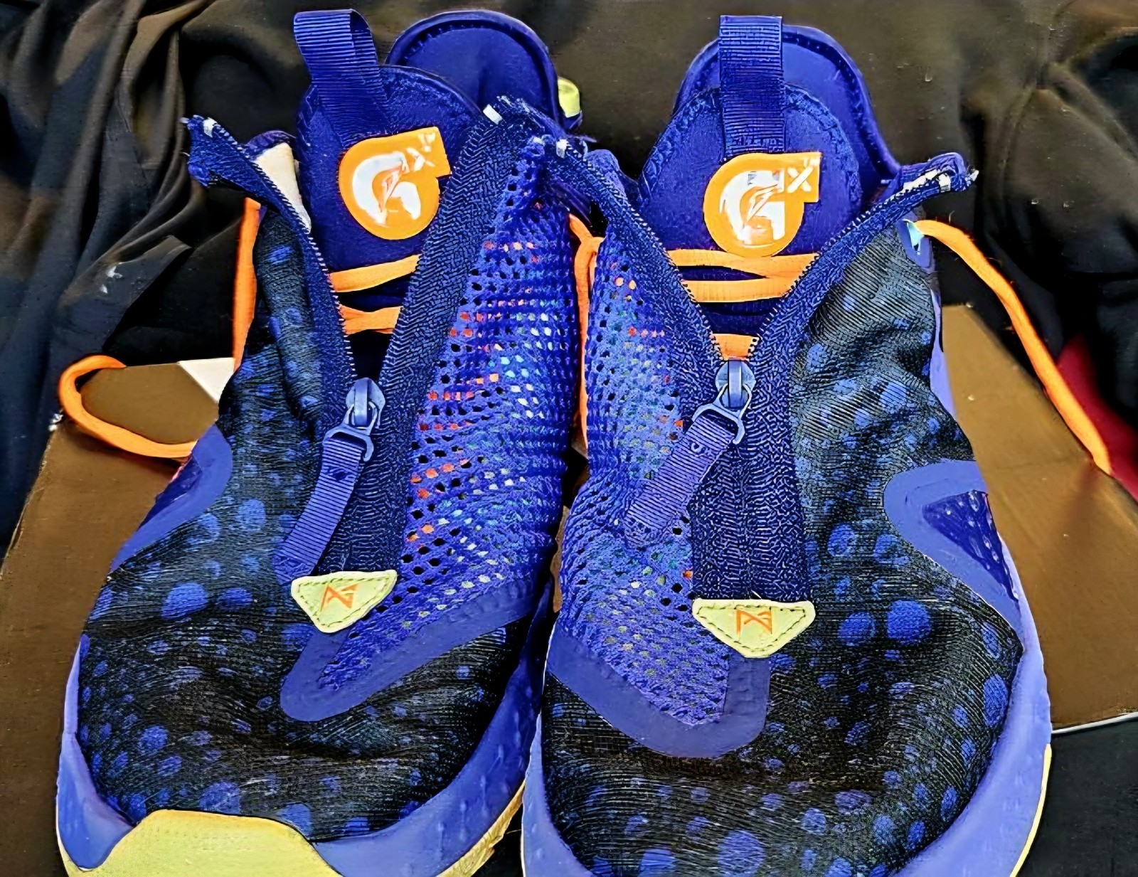 Nike PG 4 Gatorade GX Men’s Basketball Low Top Sneakers Blue/Black CD5078-500