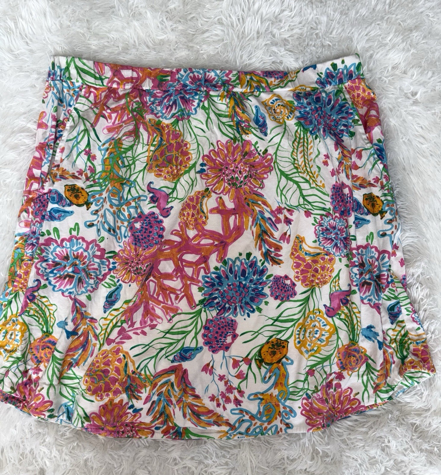 Fresh Produce Women’s XL Tropical Floral Design Skirt. Pretty, Exc. Quality