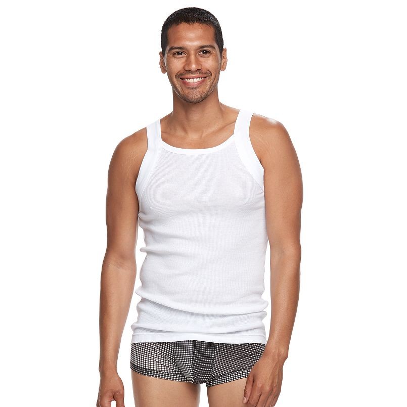 EQUIPO PREMIUM COTTON ATHLETIC COMFORT BLACK TANKS , NEW, 3 PK, #U45