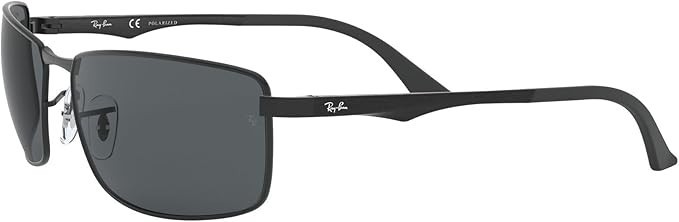 Ray Ban 3498 Matte Black Grey Polarized RB3498 006/81 61-17