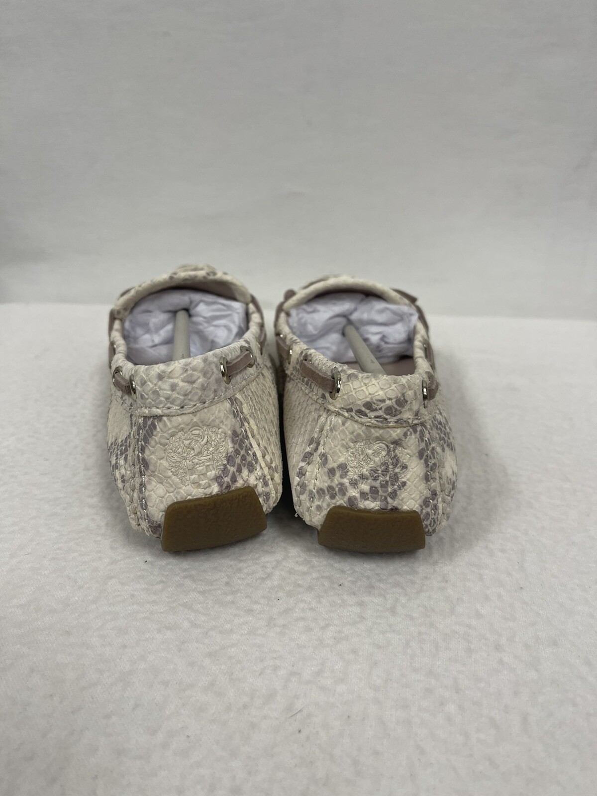 Vince Camuto Pinna Driving Moccasin Flats in Snakeskin Womens Size 5.5 NWT