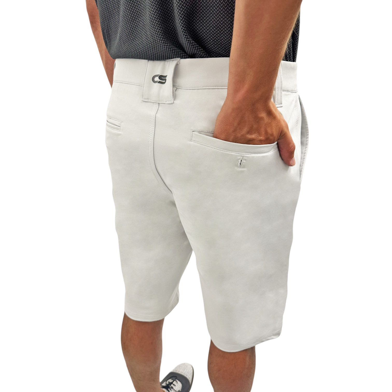 Mens Golf Shorts 11.5″ Inseam Long Tall Athletic Quick Dry Stretch Elastic Waist