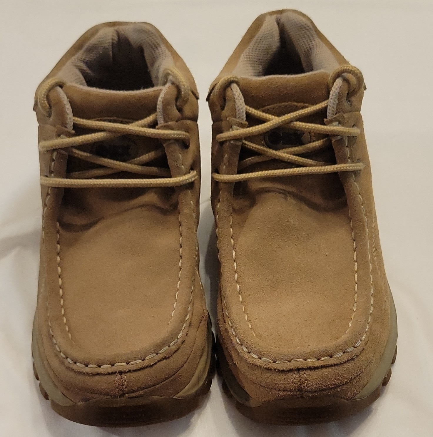 Balance Man Made Materials Men’s Brown Leather Chukka Lace-Up Shoes US 5.5 M