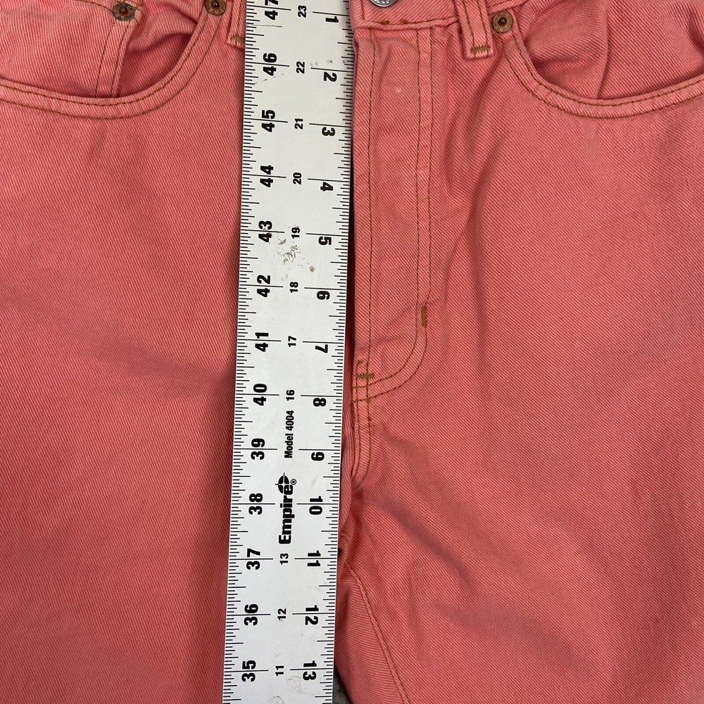 Vintage Gap Jeans Womens 8 Regular Coral Pink High Rise Classic Fit Made in USA