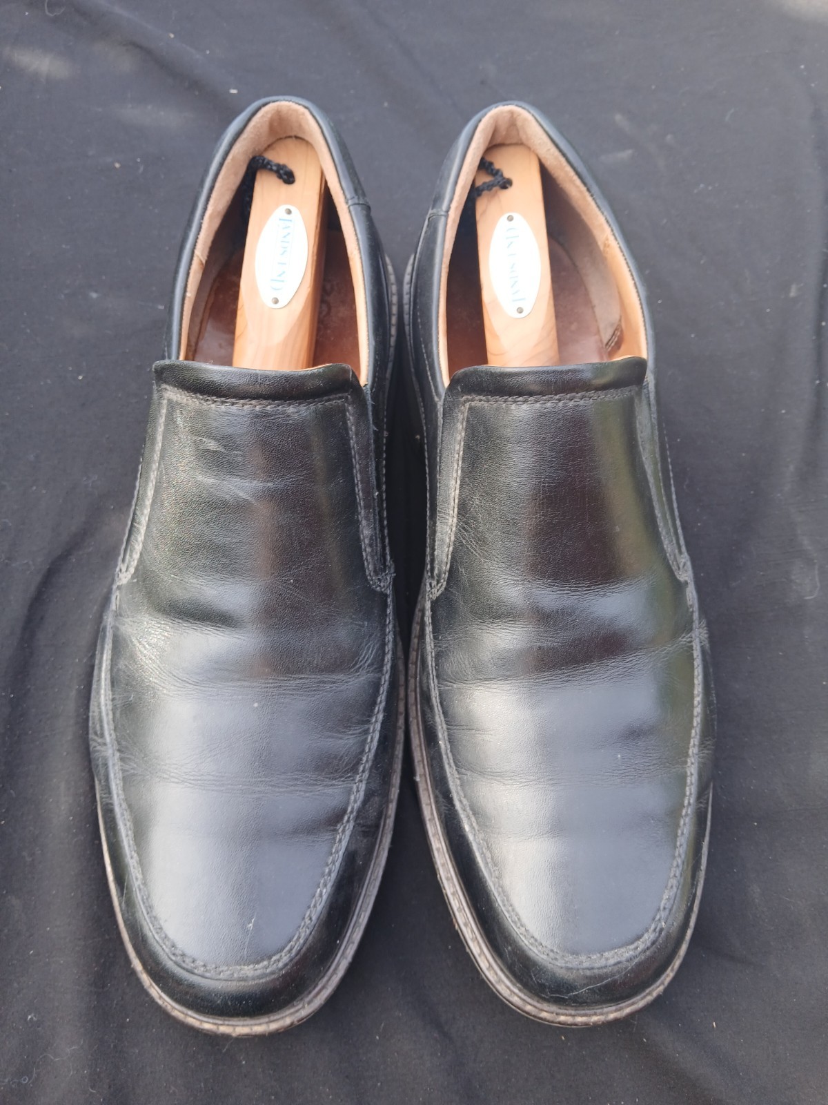 ECCO Helsinki 2 Black Slip On w/box Mens Size EU 45/US 11-11.5