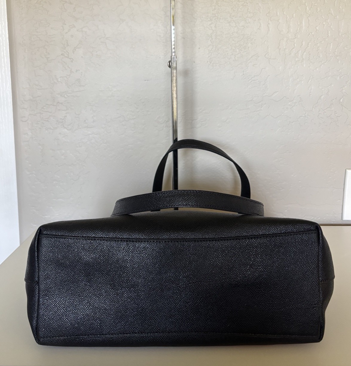 Coach NY City Gallery Tote Bag Leather F79608 Black Gold
