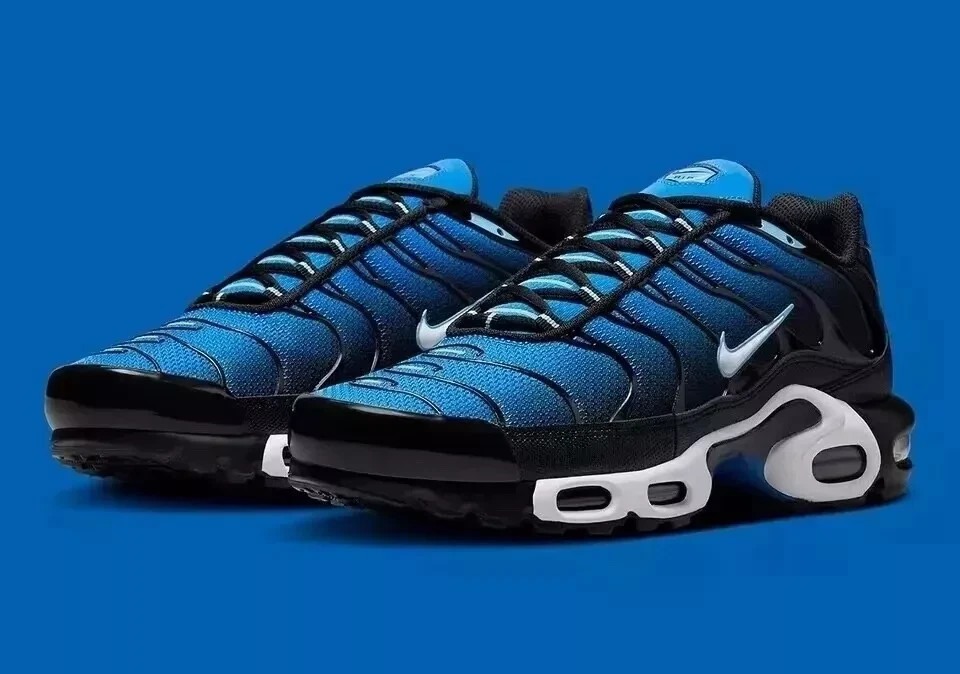 Men Air Max TN Plus Running Shoe Sneaker Athletic Comfort Trainer Navy