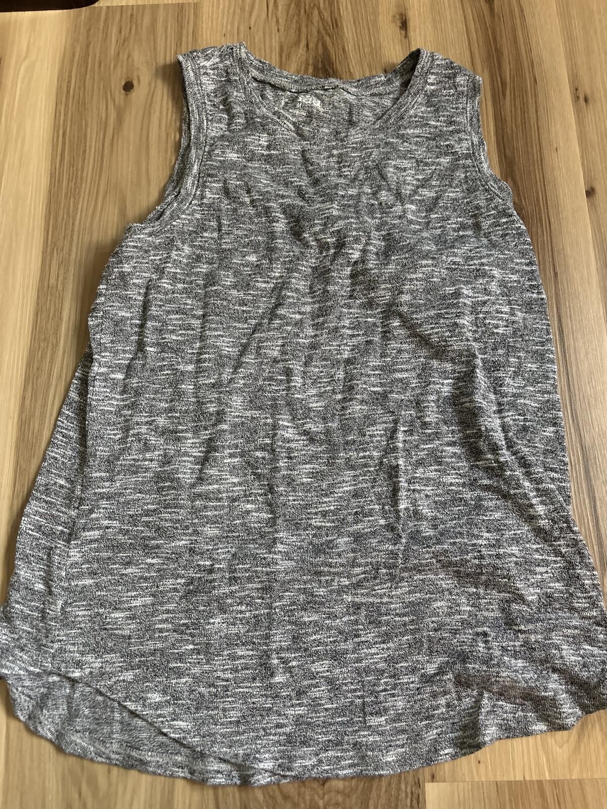 Mudd Gray Marled Sleeveless Swing Tank Top Size Size Medium