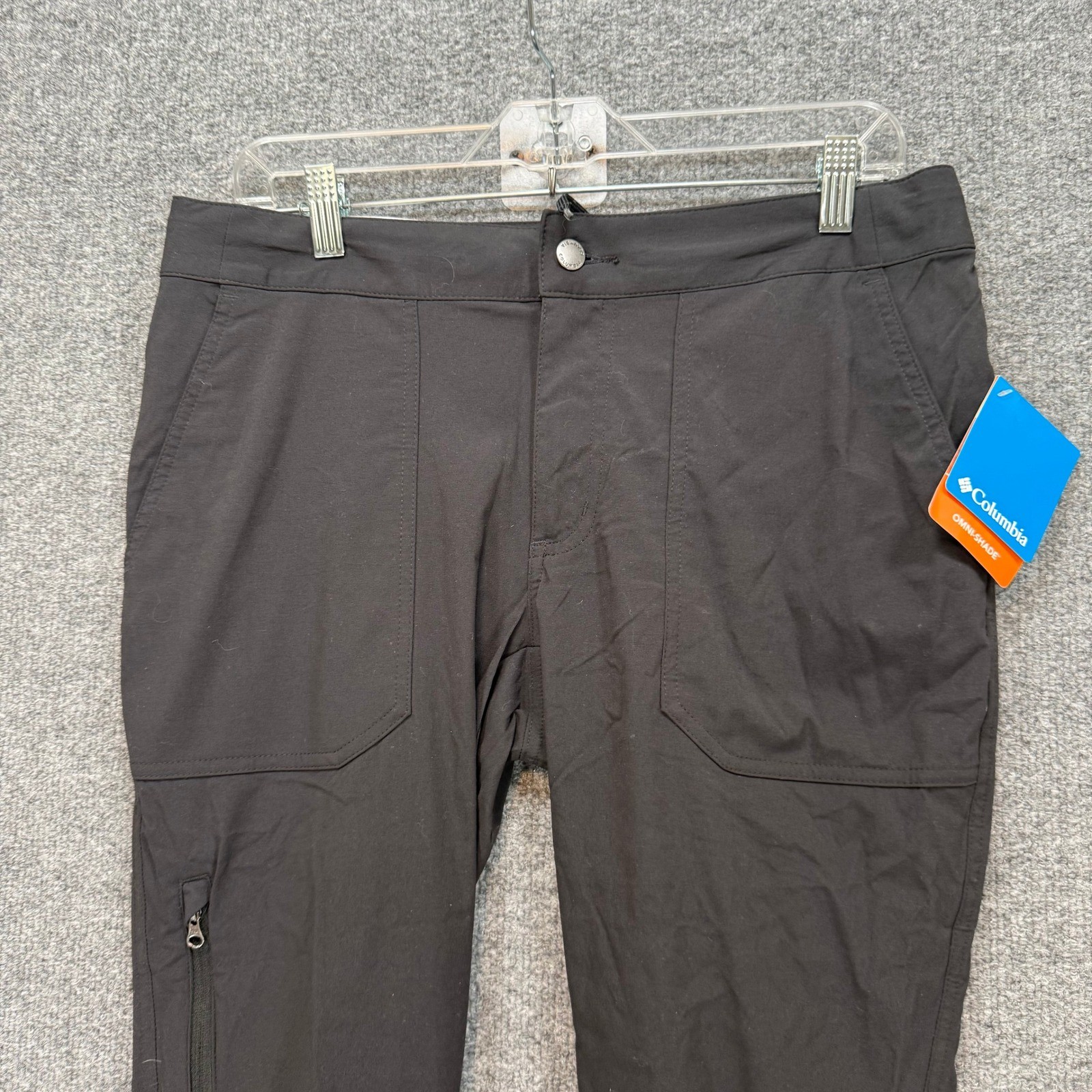 Columbia Climber Canyon II Capri Pants Womens 8 Black Omni-Shade Hiking NEW