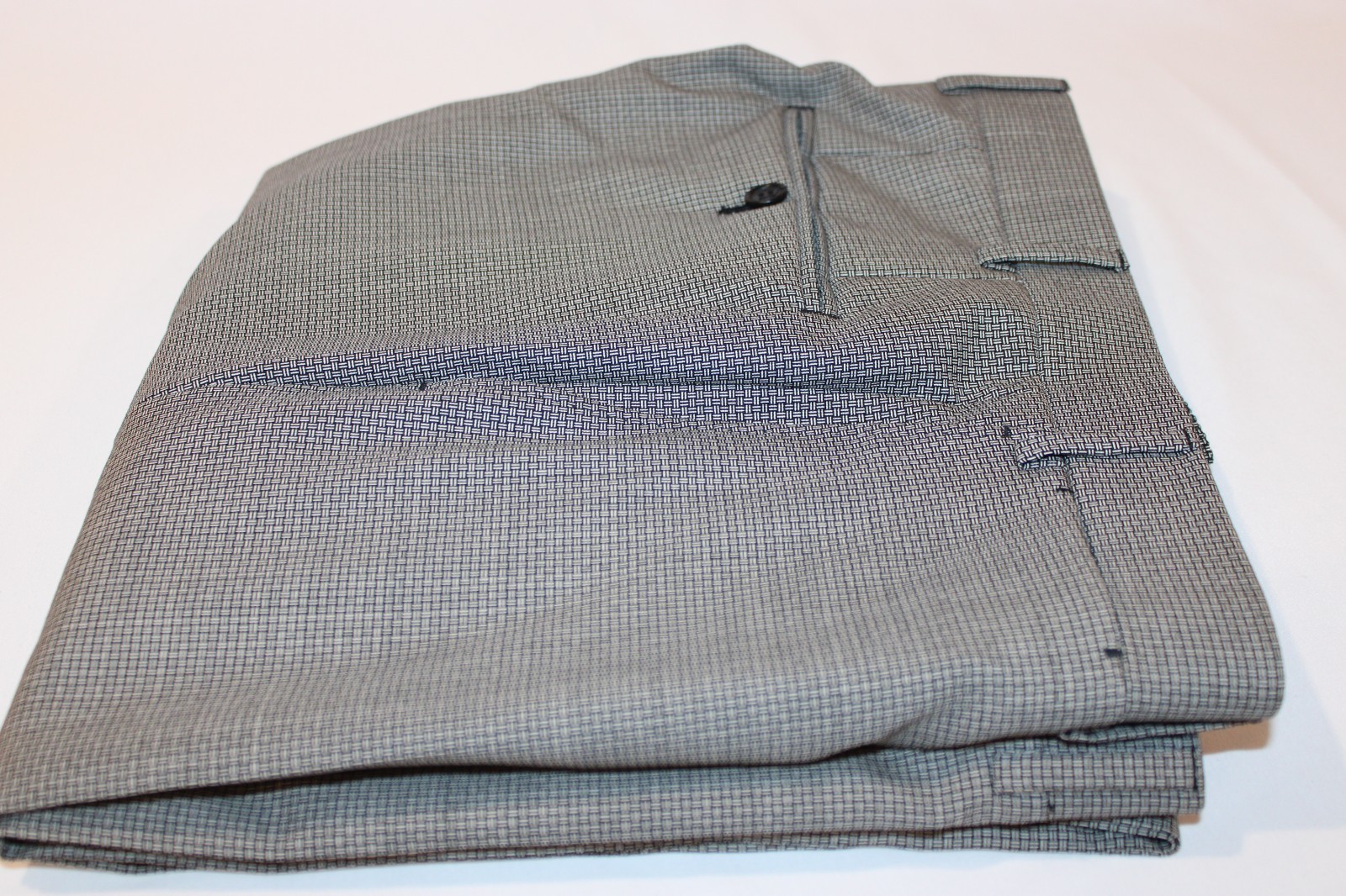 Canali Men’s Made in Italy Tweet Grey Wool Suit Size 38L/30W
