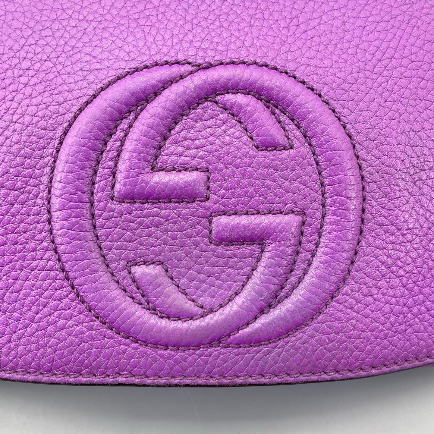 Gucci Pre-Owned Authentic Crossbody Bag Purple 25*15*5cm Free Tracked Shipping