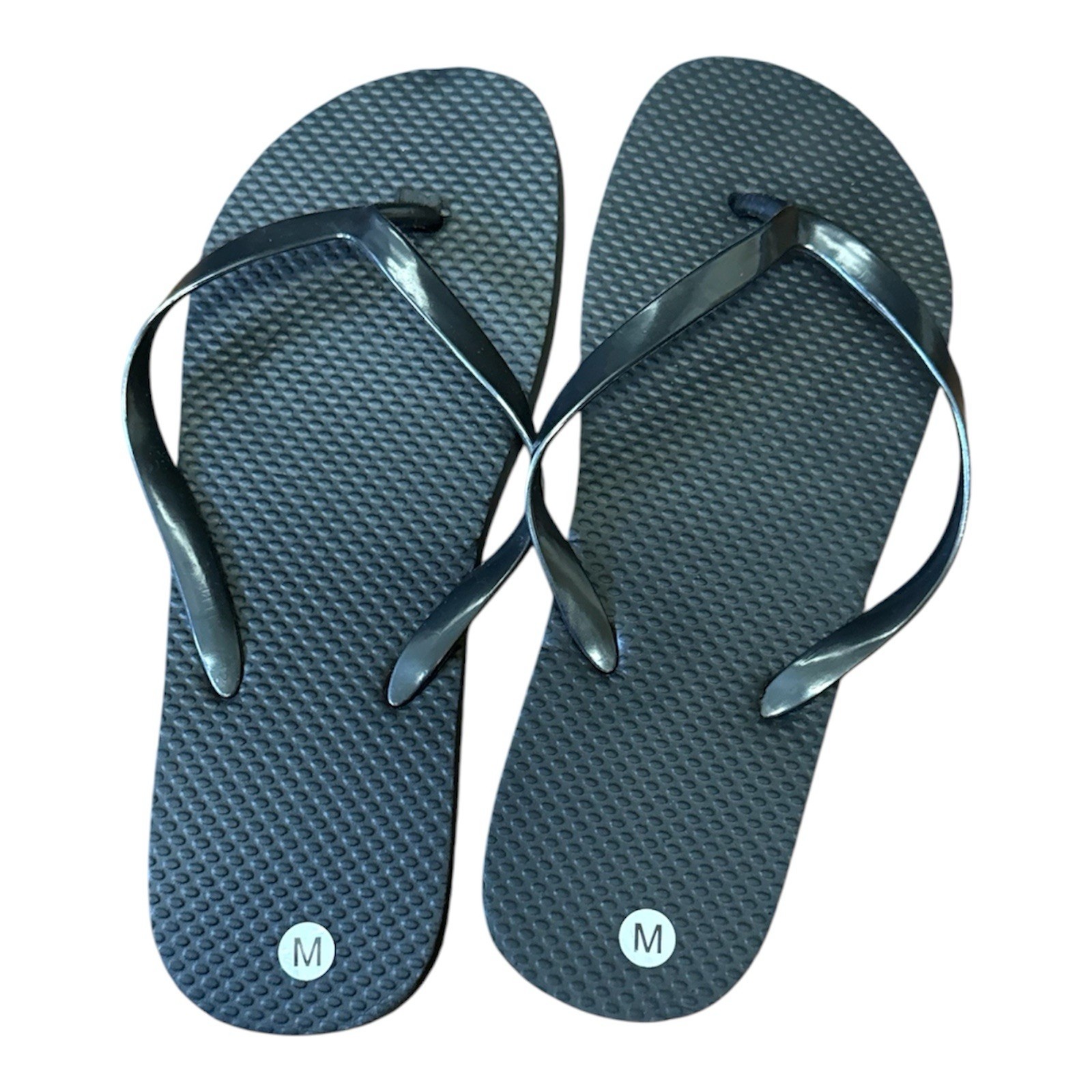 Black Flip Flops Sandal Size 7