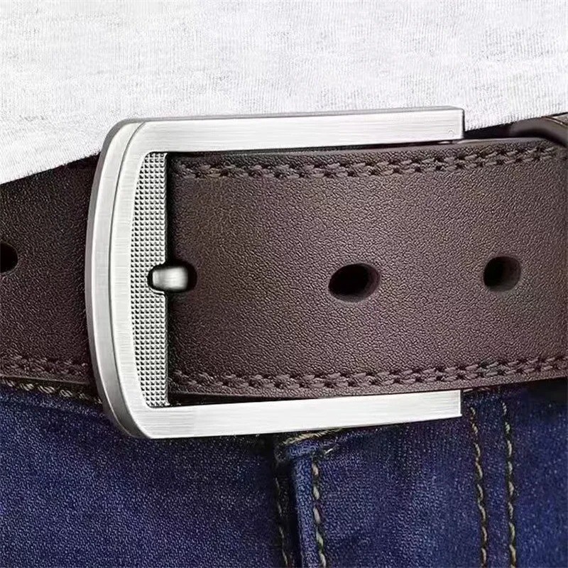 Genuine leather luxury brand men’s belt, business fashion trend belt, men’s