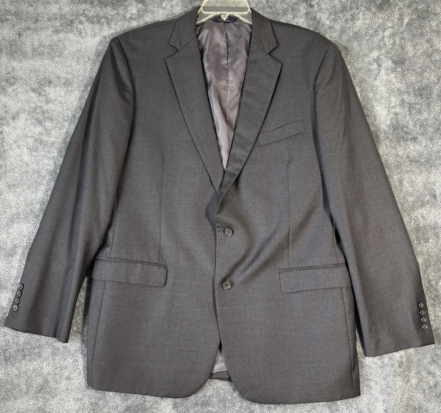 Brooks Brothers 1818 Madison Blazer 46L W41 Gray Vitale Barberis Wool USA Made