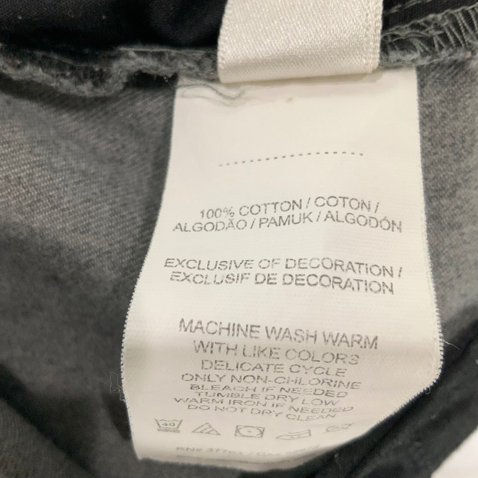 Original Penguin Gray Cotton Chino Trousers 33×32 Button Zip Fly Flat Front Slim