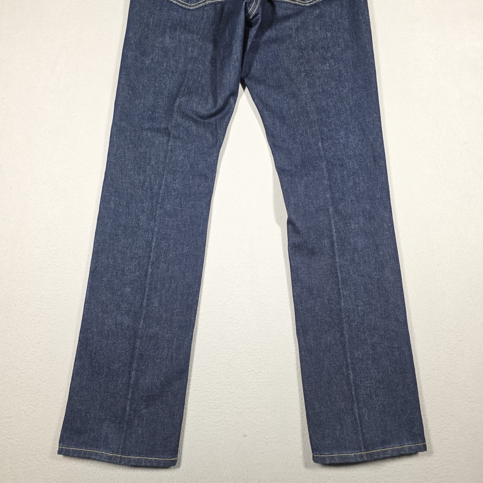 Vintage Lee Dungarees Jeans Men’s 27×32 Dark Wash Straight Made in USA Bust Em