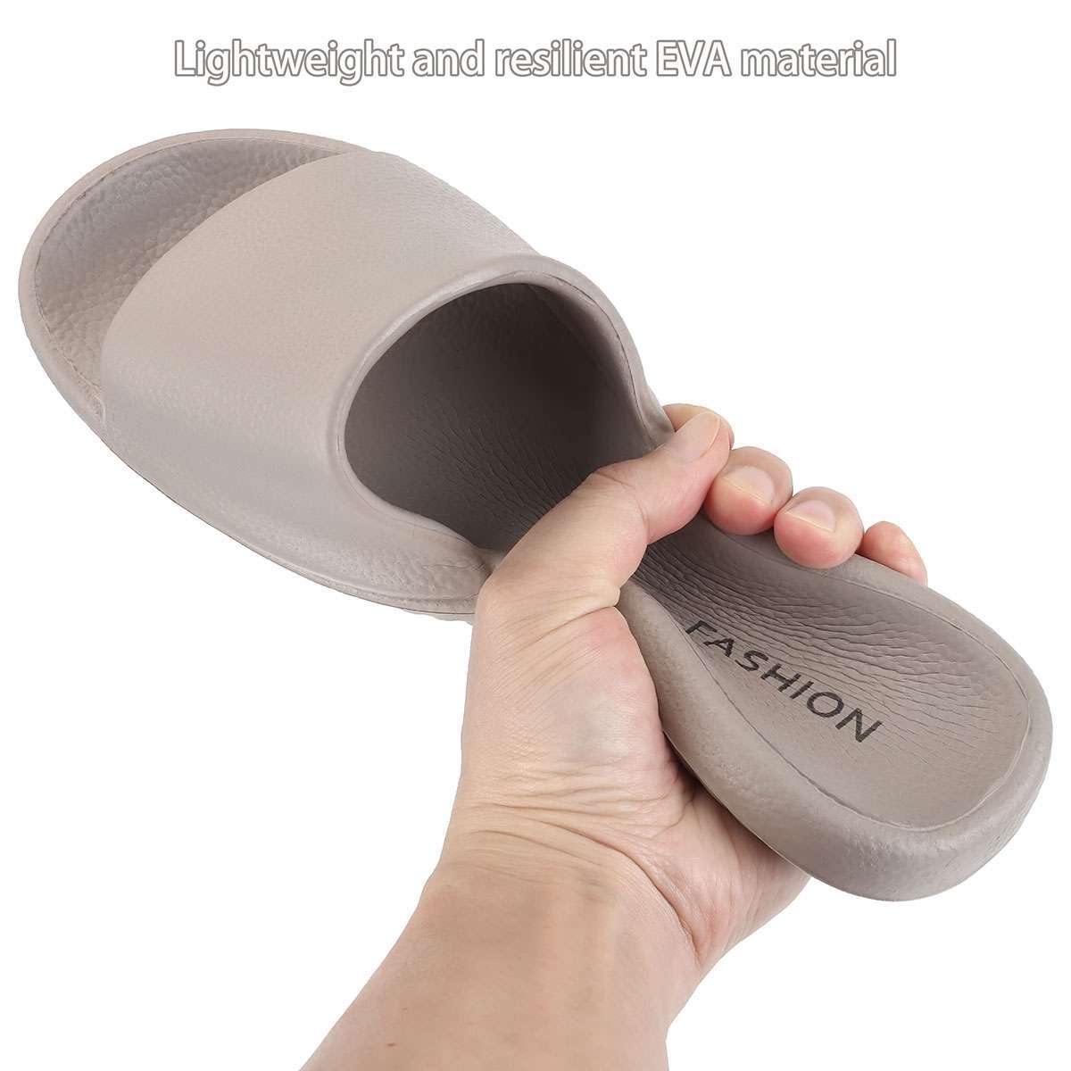 Womens Men Non-Slip Slides Shower Slippers House Sandals Bathroom Shoes Durable