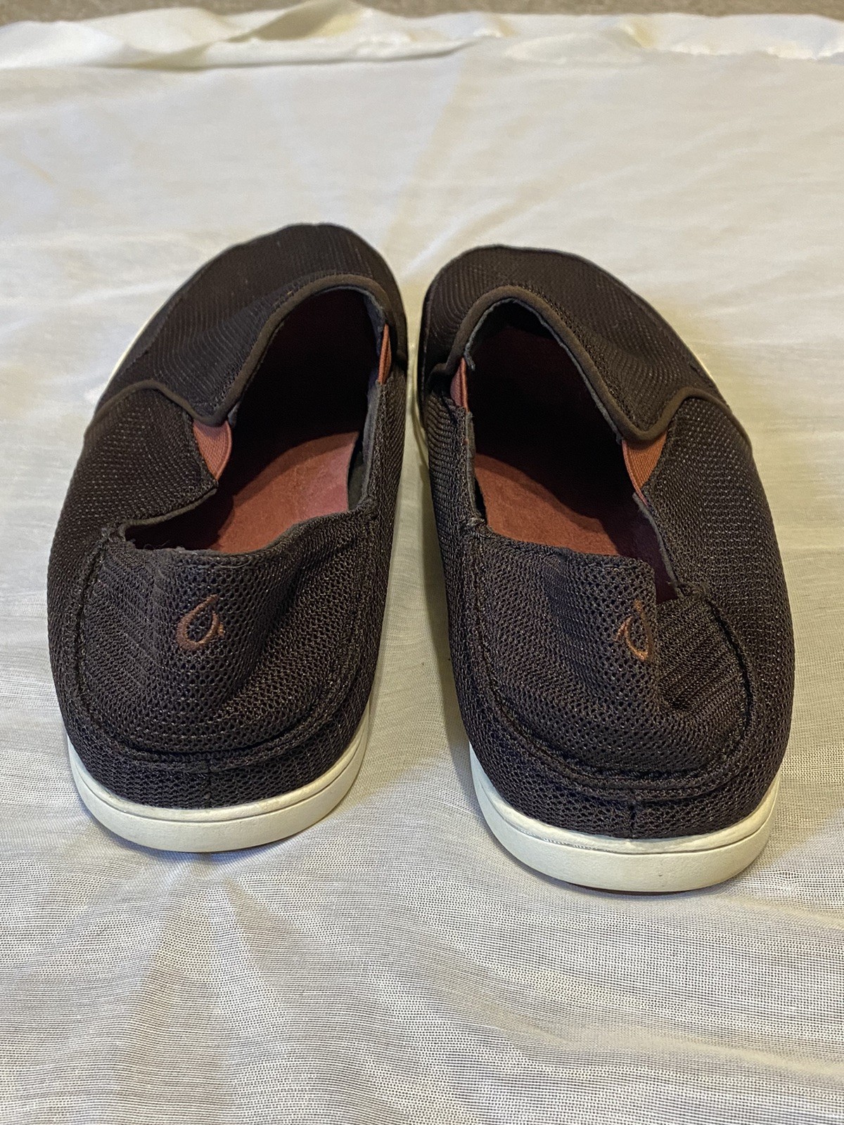 OluKai Nohea Shoes Men’s Sz 13 Dark Brown Casual Mesh Slip On – S104