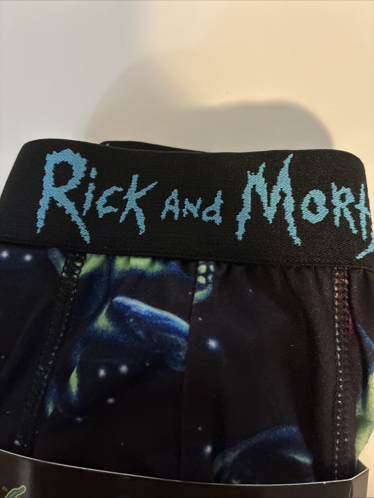 Rick And Morty Men’s Boxer Brief 2-Pk Men Size: S ( 28-30) Elastic Waist Band