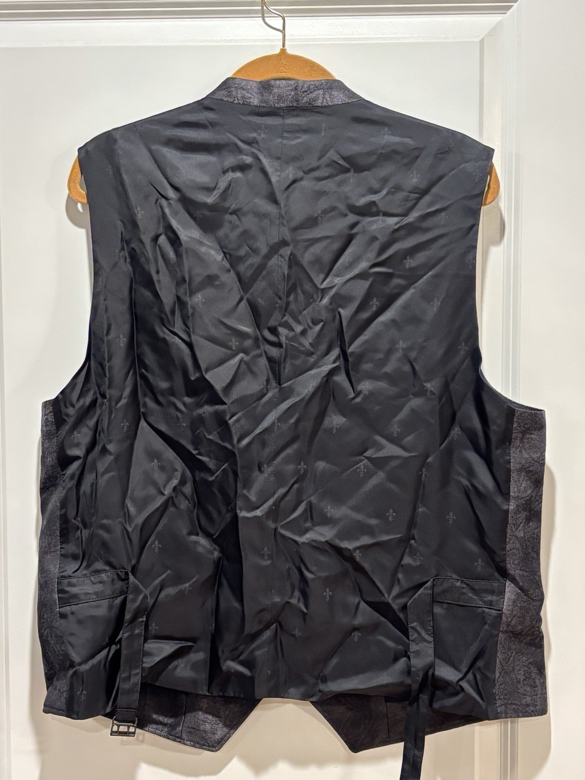 $698 NWT John Varvatos Vest 56 Men’s Beacon XL 46 US Suit Button Down Italy Made