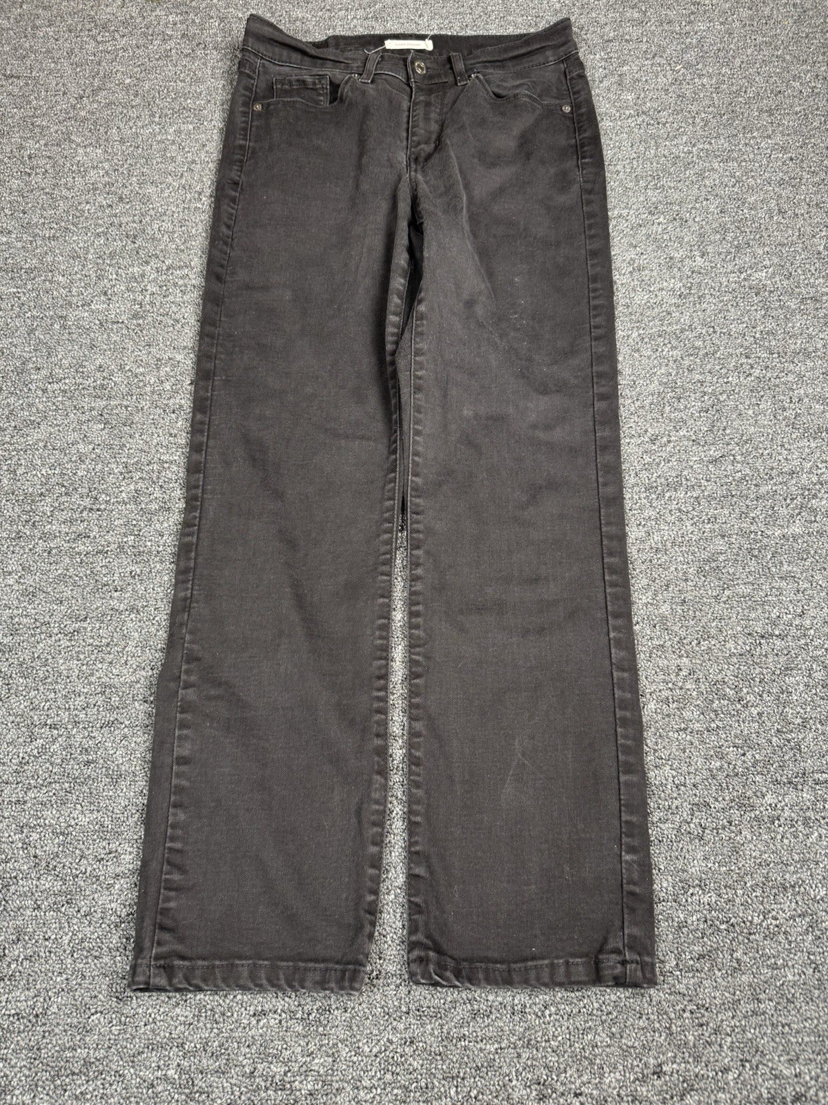 Levi Strauss WomenBlack Classic Straight Leg Jeans Size 8 Casual Everyday Wear