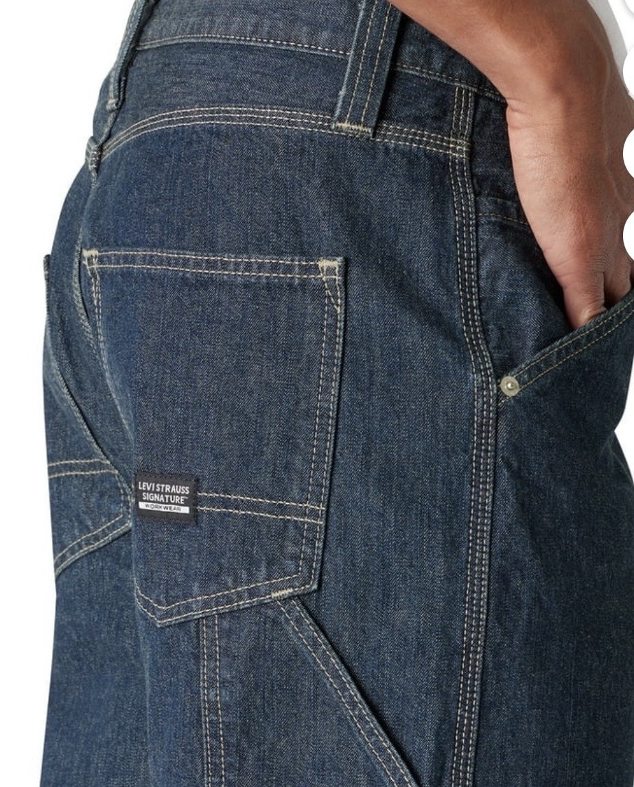 Levi Strauss Signature Men’s Carpenter Jean Size 38×30