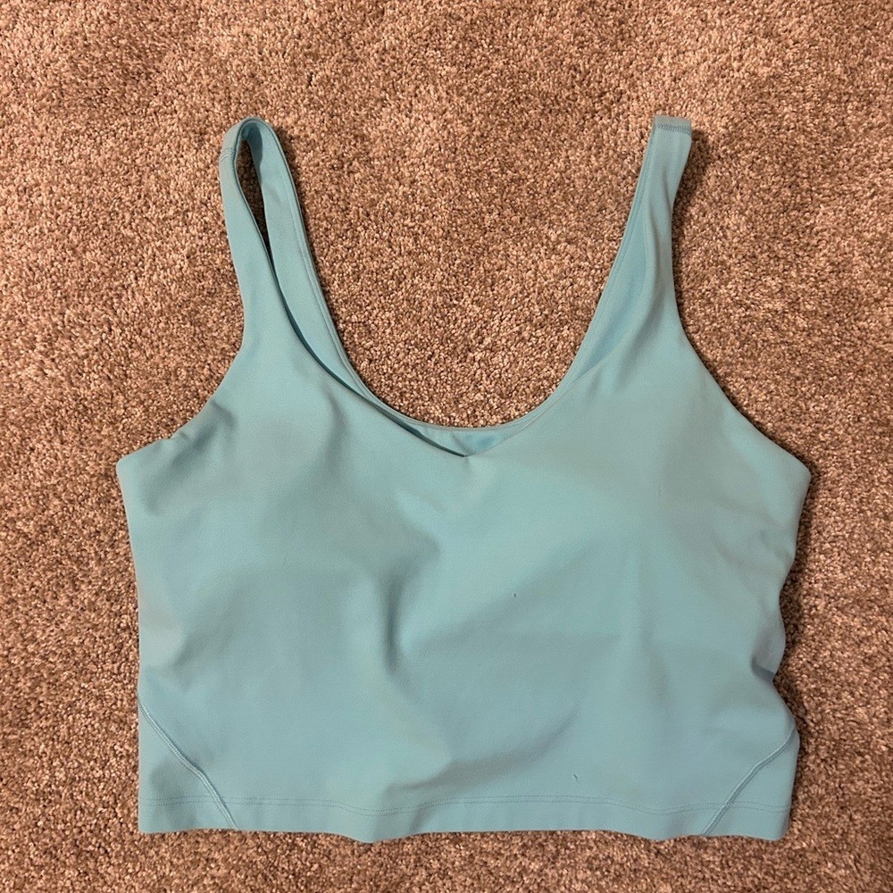 Lululemon teal Align tank top M/L