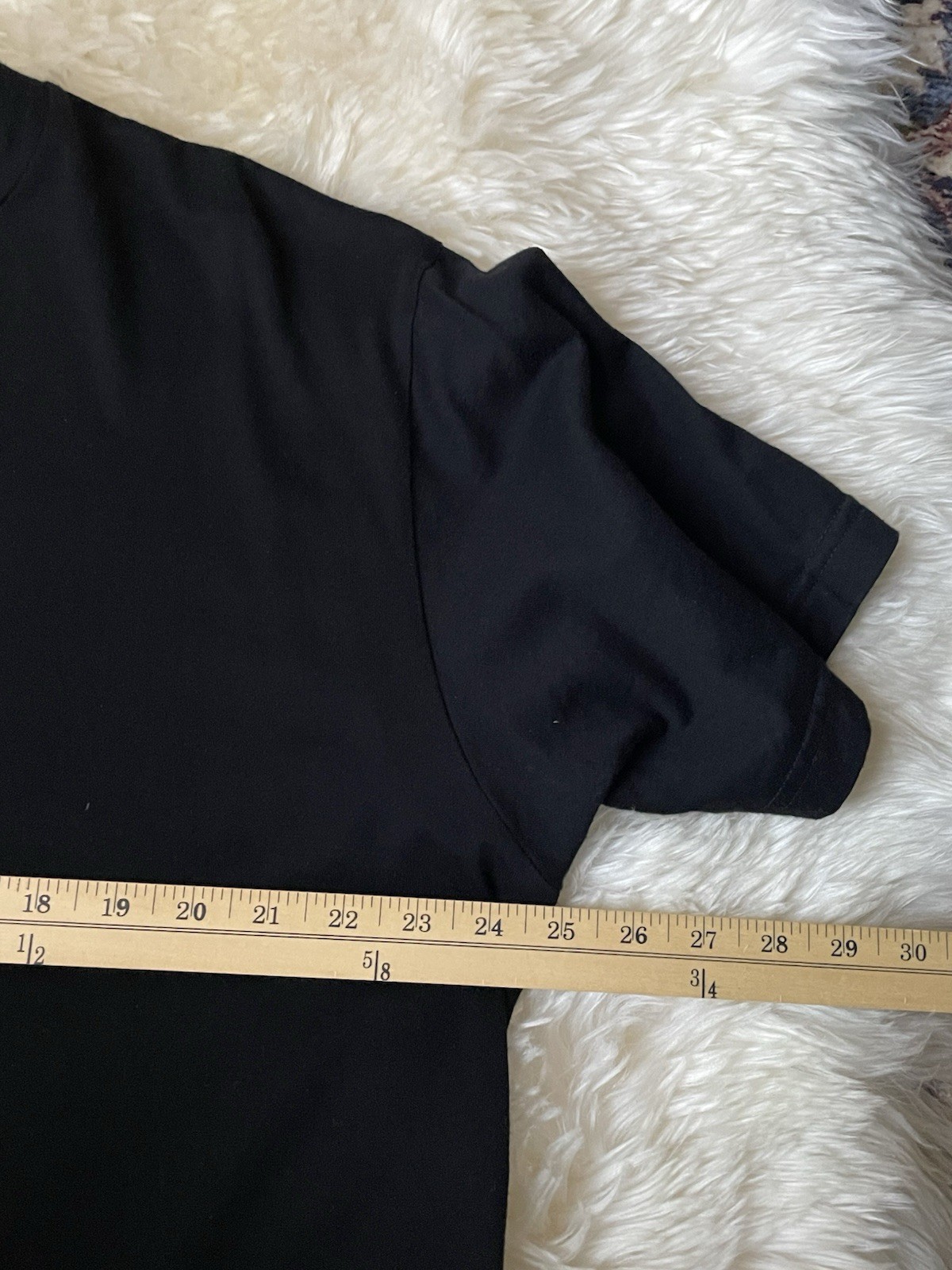 Authentic The Row Cotton Cashmere men’s black t shirt