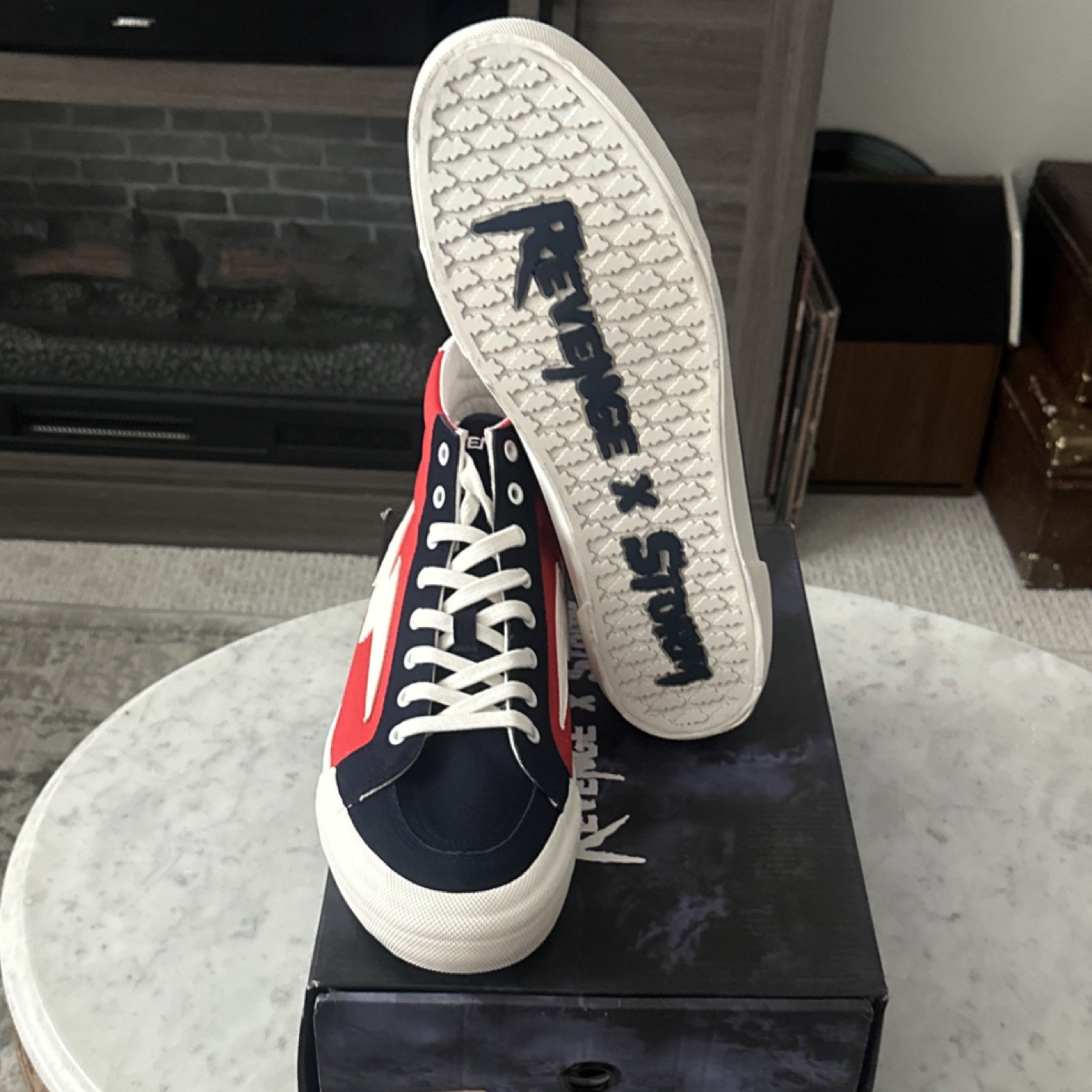 Revenge x Storm Vol. 2 Red Navy Unisex SZ 14 (Damaged Box MSRP:$200)